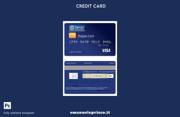 stile verificato Gibuti Il modello di carta prepagata per visto bancario african